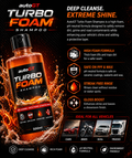 autoGT Turbo Foam Car Shampoo – High Foam Deep Cleaning Wash