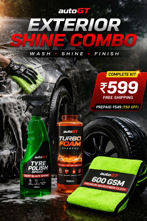 autoGT Exterior Shine Combo – Wash, Shine & Finish at Home