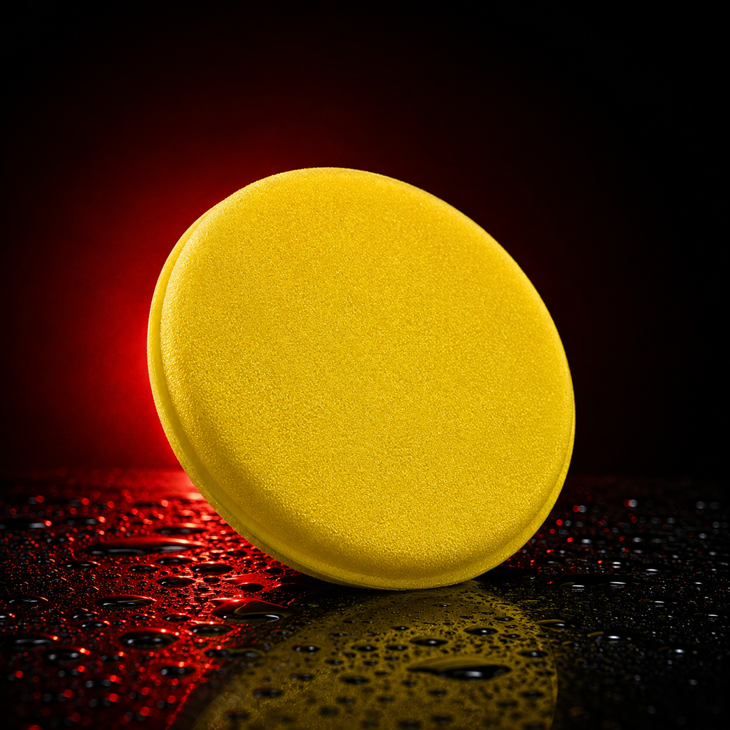 autoGT Premium Foam Applicator Pad for Car & Bike Detailing | Soft High-Density Foam Pad for Wax, Polish, Tyre Dressing & Interior Dressing