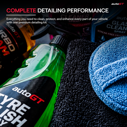 autoGT  Ultimate Mafia Detailing Kit – Complete Car Care Combo (7 in 1)