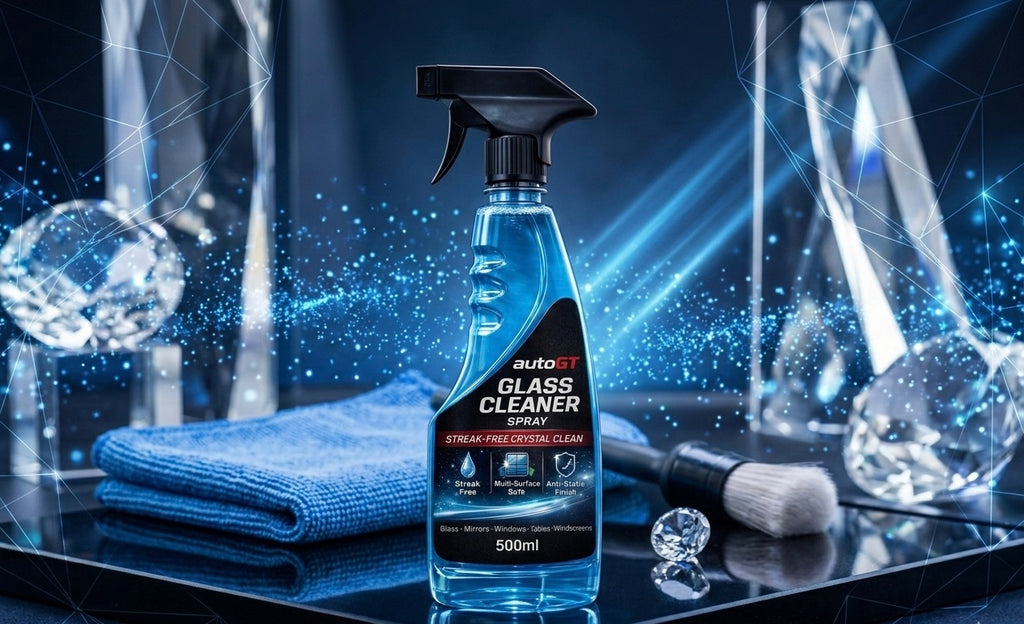 autoGT Glass Cleaner – Streak-Free Crystal Clear Shine