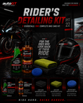 autoGT Rider's Detailing Kit | Complete 5-in-1 Bike Cleaning & Shine Kit