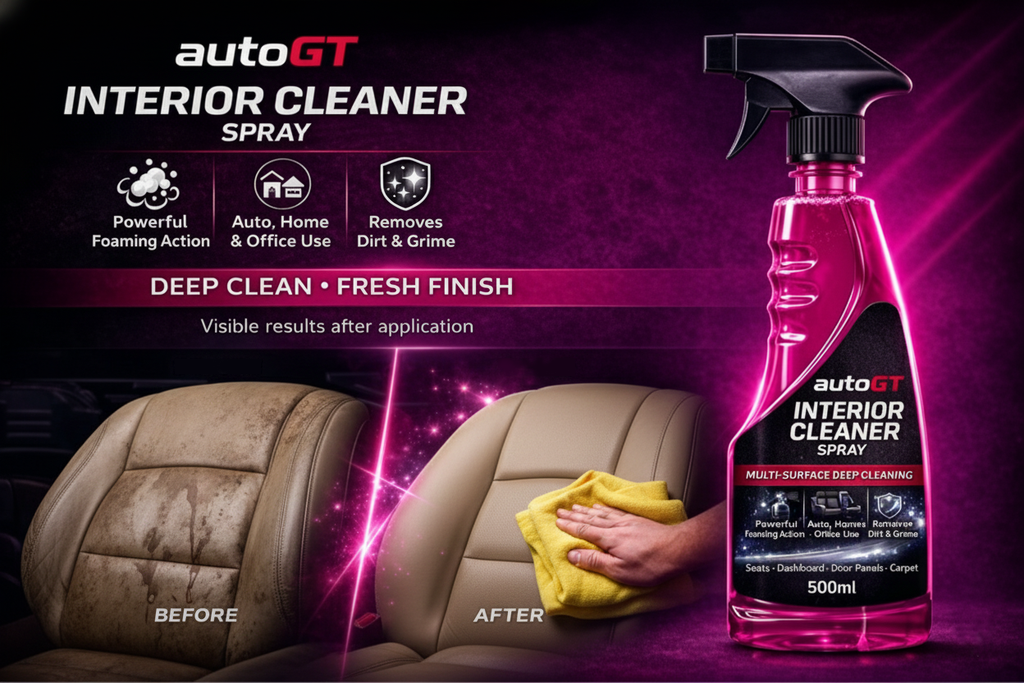 autoGT Interior Cleaner – Deep Clean & Restore Your Car Interior