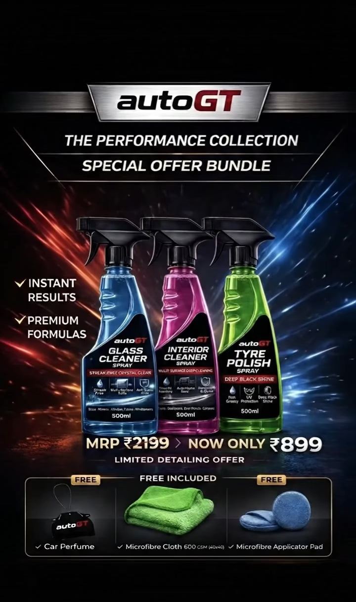 autoGT Performance Detailing Combo (6-in-1 Kit) + with Free Accessories
